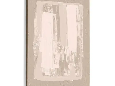 Plaster Two Photo Frame 405 Low-poly 3D model
