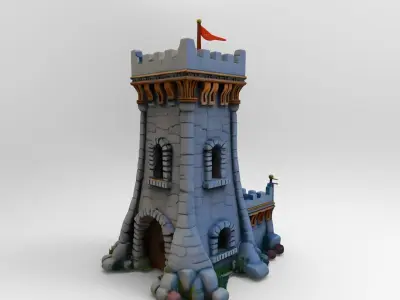 medieval monument 3D print model purchase