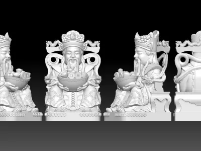 god of Wealth  3D print model