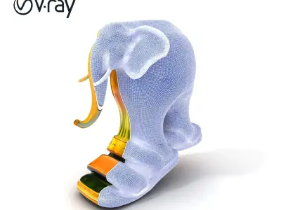 Elephant Cactus  LIRILIRILA ELEFANTE Low-poly 3D model