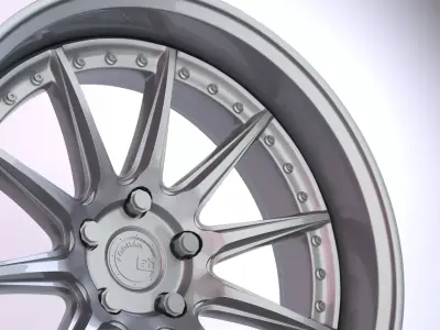 Aodhan DS-07 Wheels Low-poly 3D model