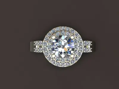 Diamond Ring 3D print model