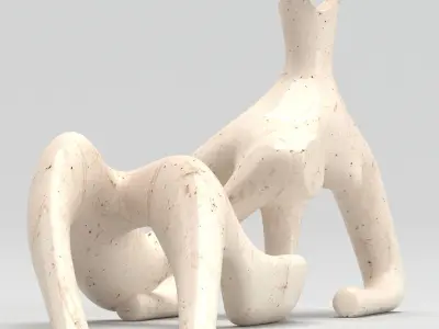 Henry Moore Sculpture 3D model