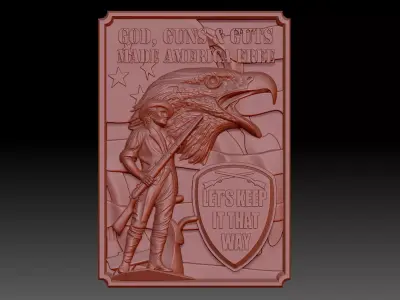 Freedom 3D print model