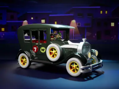 Bulletproof Bomb - Ant Hill Mob - The Wacky Races 3D print model