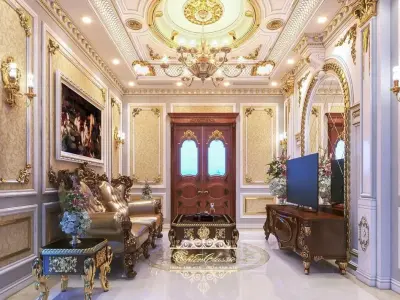 Luxury Livingroom 3D model