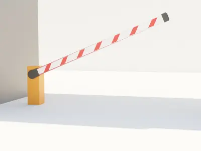 Low poly garage pack Low-poly 3D model