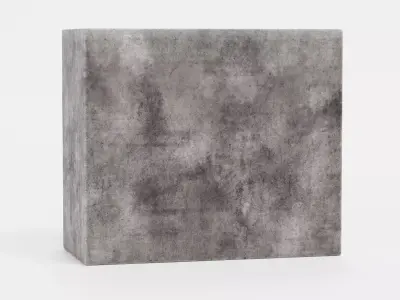 -Concrete Flower Pot V11- 3D model