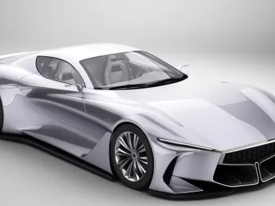 Generic Future EV Sportcoupe 3D model