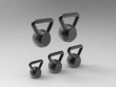 Kettle Bells 3D print model