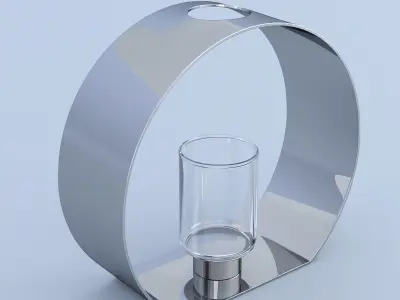 Modern Metal Decoration 3D model