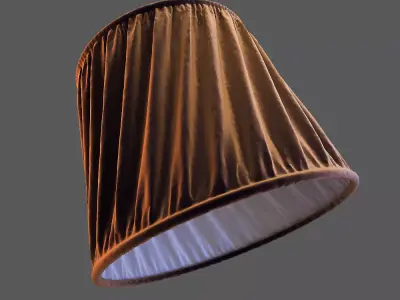 Brown Lampshade Free 3D model
