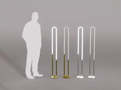 Crystal Floor Lamp from CASA 3D model