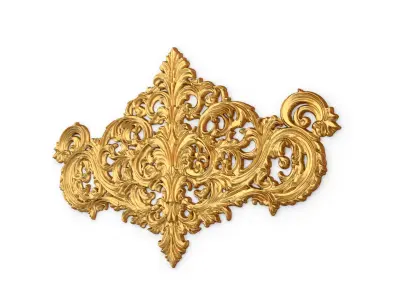 Classic decor ornament carved 49 3D model