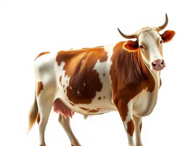 Realistic Farm Cow D Model Pack Low-poly 3D model