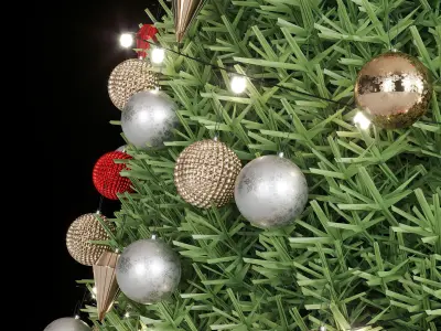 Christmas Tree 3D model 20