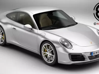 Porsche 911 Carrera 2017 3D model