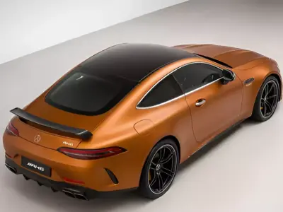 Mercedes AMG GT 4 Door Coupe Low-poly 3D model