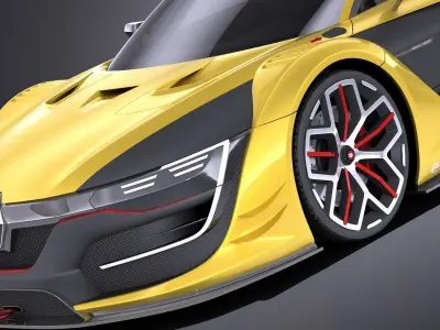 Renault Sport RS01 2018 VRAY 3D model