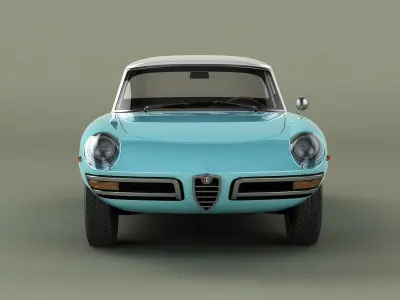 Alfa Romeo Duetto Hardtop 3D model