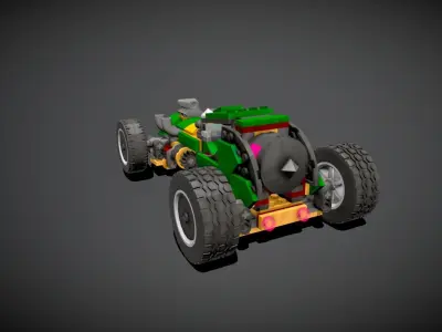 Lego Supernatural Race Car 3D model