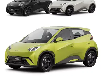 Byd Seagull Low-poly 3D model