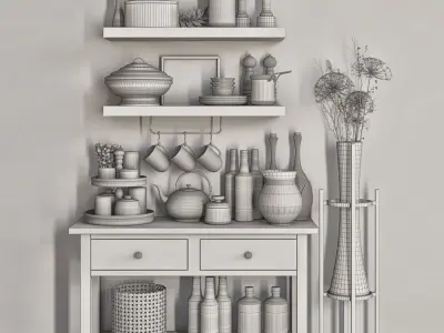 kitchen accessory 08 3D model