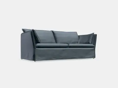 BACKSALEN Cover for 3-seat sofa 2 Low-poly 3D model