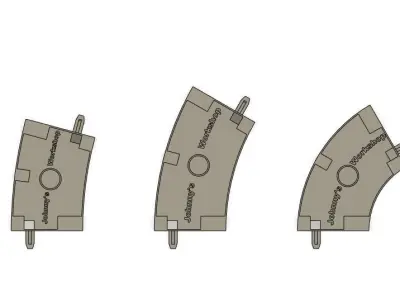 Carrera 124 132 Inner Borders Free 3D print model