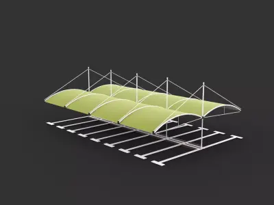 Parking Shelter 3D model