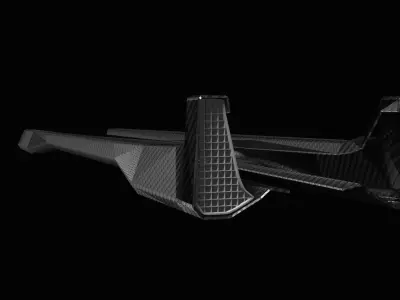 volkwagen vw polo side skirts Low-poly 3D model