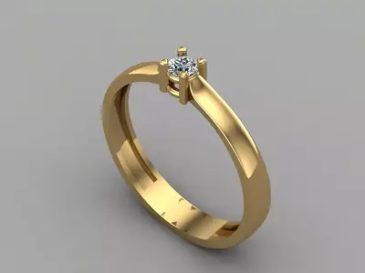 Women Ring 3DM Womens Ring 3d models 3D print model 3D print model 12