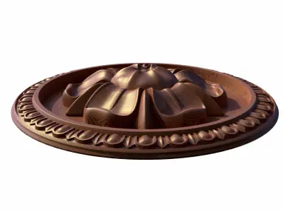 Round rosette 001 23 3D model