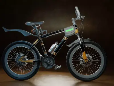 awesome bike Free 3D model