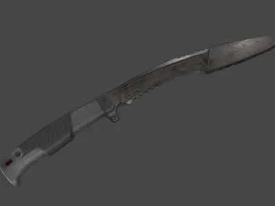 Knifes Pack V1 unity - unreal engine 4 PBR game ready Low-poly 3D model