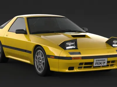 Mazda RX-7 FC3S S4 3D model