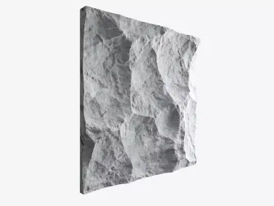 160-RockPanel piece of rock 3D model