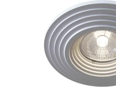 Downlight Gyps Modern DL004-1-01-W Maytoni Technical Free 3D model