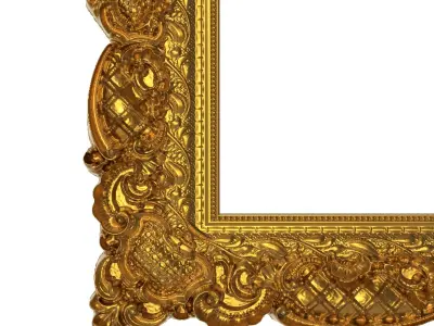carved frame 3D model 28