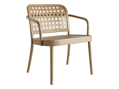 822 Armchair by TON 3D model