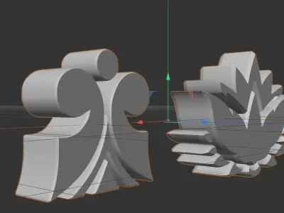 STL MODEL 6 angel and sword 3D model