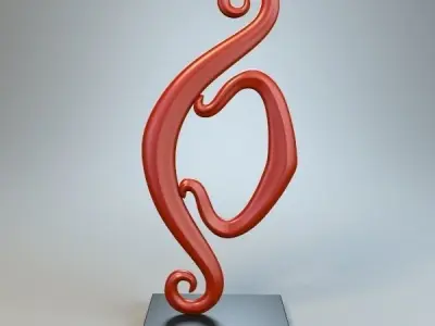 Abstract Figure 3D model 19