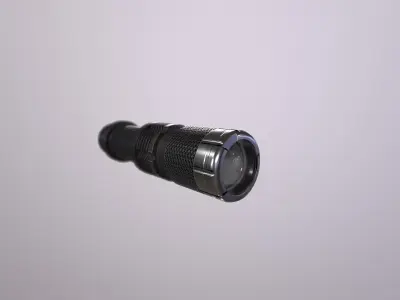 Flashlight A GameReady camera lens Free low-poly 3D model