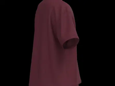 Kids male tshirt 3D model