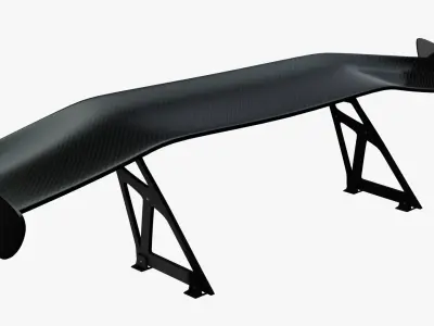 Car Spoilers Pack Low-poly 3D model