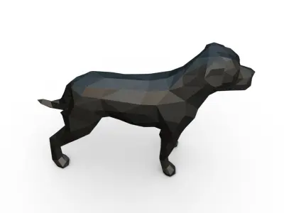 Rottweiler figure 3D print model