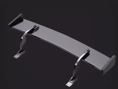 Spoiler tuning design car auto garage  3D model