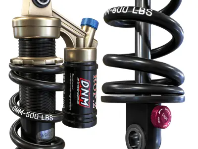 DNM Mountain Bike Rear Shock 3D model