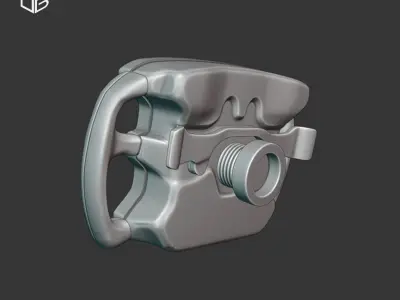 STEERING WHEEL MCLAREN P1 GTR 3D print model