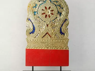 19th Century Thai Wood Carving 3 3D model